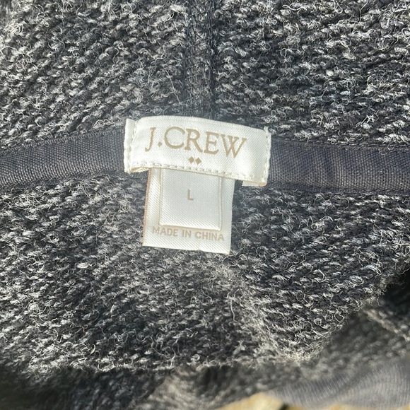 J. CREW Funnelneck Sweatshirt In Charcoal Grey - Picture 11 of 11